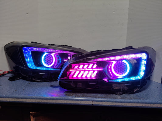 2018-2021 Subaru WRX Limited/STI Flow Series RGBW Headlights