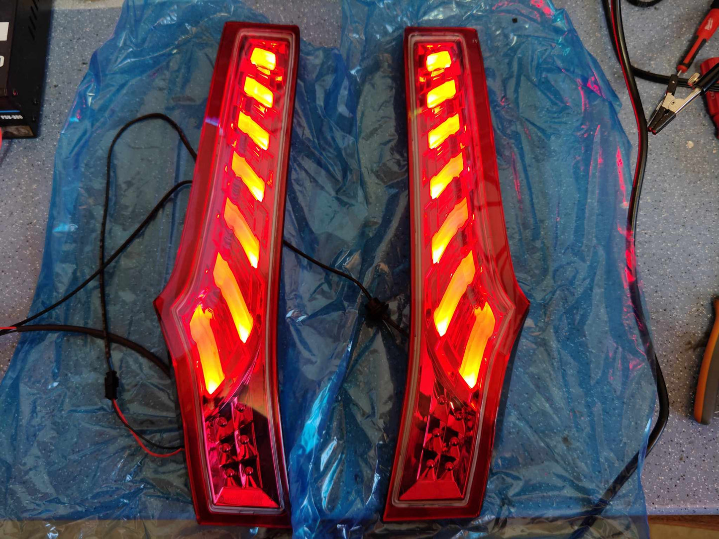 2015-2021 Honda Fit Hybrid RGB Red LED Taillight Set