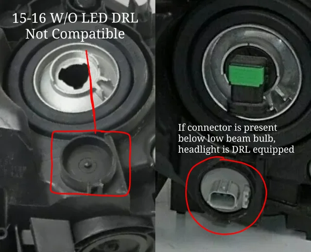 2012-2014 CR-V Facelift Headlight Adapters