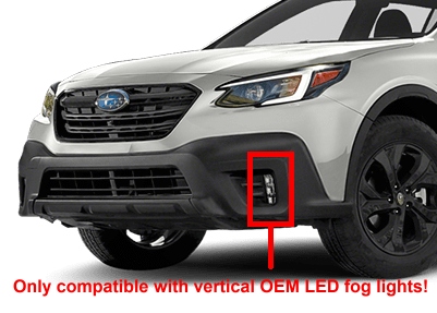 SSC1 LED Fog Light Kit for 2020-2022 Subaru Outback